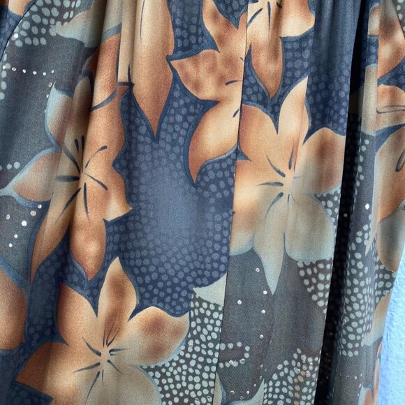 Dori Dress Women's Babydoll Empire Waist Multicolor XL Floral Forest Fairy Boho - Picture 8 of 13